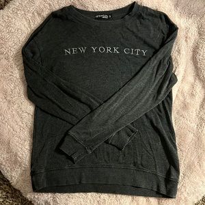 Long sleeve light weight sweatshirt